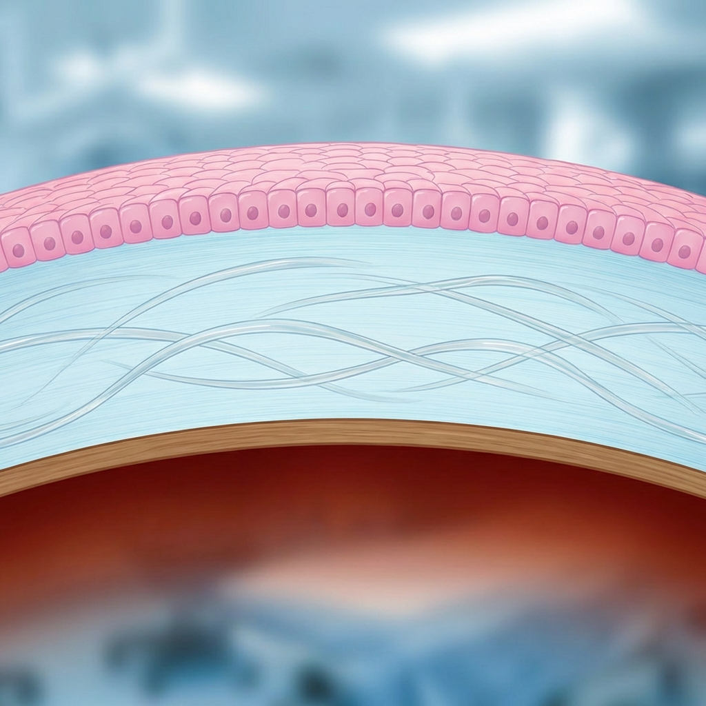 fibras de colágeno cruzado antes crosslinking