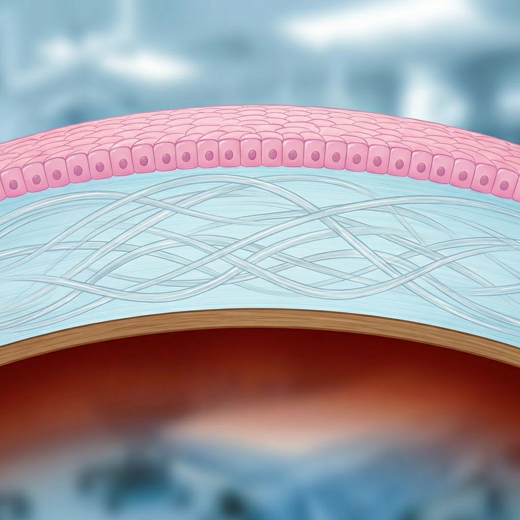 fibras de colágeno cruzado post crosslinking